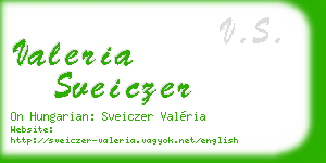 valeria sveiczer business card